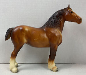 Breyer Clydesdale Mare Horse 12 x 9 Traditional Size #83  Brown