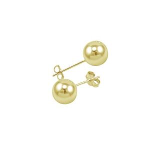 14k Gold Filled High Quality Polish Classic Ball Stud Earrings -Choose your Size