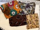 Lot of 4 New Fashion Scarves Hijabs, Beautiful Colors & Patterns