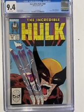 INCREDIBLE HULK #340 CGC 9.4 NM Near Mint Iconic Todd McFarlane Wolverine cover
