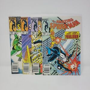 Amazing Spider-Man #266 #267 #268 #269 Marvel Comic NEWSSTAND Lot