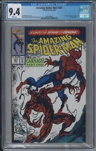 Amazing Spider-Man 361 CGC 9.4 NM 1st Print 1st App Carnage Venom Movie MCU Key!