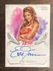 EVE TORRES 2015 WWE TOPPS DIVAS UNDISPUTED ON CARD AUTO