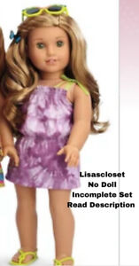 New Dress w/ box  Only!  American Girl 2016 Lea Clark Beach Exclusive Collection