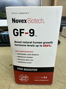 Novex Biotech GF-9 GH Boosting Supplement - 84 Count - EXP 12/25