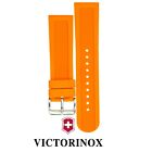 New Victorinox Swiss Army Rubber Strap Orange Diver Watch Band 22mm 20mm x1