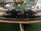 Lionel Route 66 Flatcar with Black and White Sedans 6-17557
