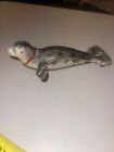 Antique Lehmann Seal Tin litho Windup Toy Germany made pre war windup works