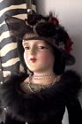 Antique Boudoir Bed Doll,cloth,composition,  Anita With Shoes