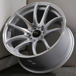 18x9.5 Silver Machined Wheels Vors TR4 5x114.3 35 (Set of 4)  73.1