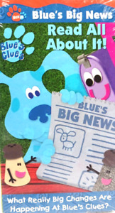 Nick Jr Blue’s Clues Big News Read All About It! VHS Nickelodeon (BRAND NEW)