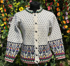 Dale Of Norway Buttons Scandinavian Cardigan Jacket Knit Jeresy Size L 44 3