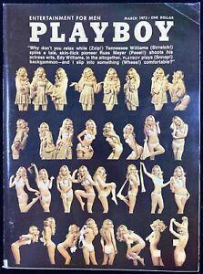 Original March 1973 Issue of Playboy Magazine - Bonnie Large, Joe Frazier