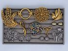 Vintage Lot of 13 Assorted Monet Brooches Pins Earrings 1960's-1990's