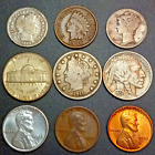 Old Obsolete US Coin Collection With Silver Starting 1800's Nice Set! (Lot#4)