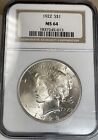 New Listing1922-P $1 Peace Silver Dollar NGC MS 64, Near Gem Quality, Luster!!
