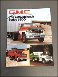 1978 GMC 97.5 Conventional 6500 Truck Vintage Sales Brochure Catalog