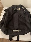 The North Face Jester Backpack  Black 2 Compartment Outdoor Hiking Flaws
