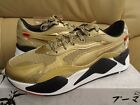 Puma RS-X3 WC Men's Size 11.5 Running Shoes Team Gold/White/Black 374808-01 NEW