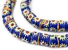 Southwest Style Cylindrical Krobo Beads 12mm Ghana African Multicolor Cylinder