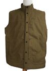Simms Fishing Products Mens Vest Size XXL 2XL Quilted Flannel Lined Embroidered