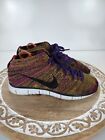 NIKE Men's US 9.5 FREE FLYKNIT CHUKKA MULTI COLORED Sneakers Shoes 639700-501