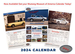 2024 Wall Calendar - Mustang Museum of America
