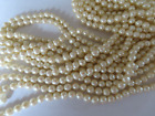 New ListingHank of 550 Vintage Japanese Glass round Pearls 7mm Creamrose.