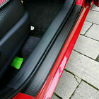4x Carbon Fiber Car Door Plate Sticker Anti Scratch Sill Scuff Cover Protector (For: Chevrolet Bolt EV)
