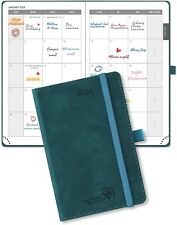 POPRUN Monthly Planner 2024-2025 - 2 Year Pocket Calendar Book for Purse (Jan.20