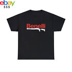 Benelli M4 Super 90 Logo T-Shirt Made in USA Size USA S-2XL