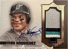 2019 Topps Dynasty Ivan Rodriguez 05/10 On Card Auto Marlins 4 Color Patch!