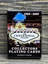 Bicycle Double Coated Las Vegas 100 Centennial Years Playing Cards Deck 2004 A1