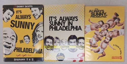 It's Always Sunny In Philadelphia DVD Seasons 1, 2, 3, 5 Lot Of 3 #6.1.1