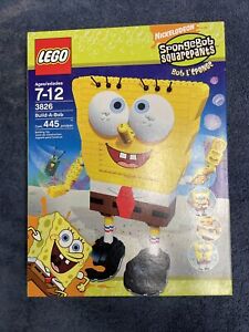 LEGO SpongeBob 3826 Build-A-Bob 99.99% Complete W/Box & Instructions