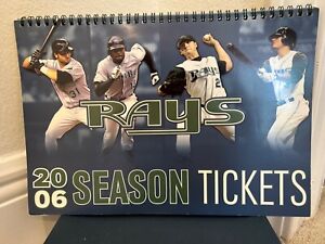 2006 MLB Tampa Bay Devil Rays Season Tickets Still in Booklet