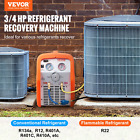 VEVOR 3/4 HP Refrigerant Recovery Machine - Portable AC Recovery Machine with Hi