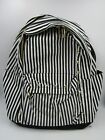 Pottery Barn Teen Emily & Meritt Black & White Stripes & Studs XL Backpack #9916