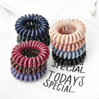 Hair Gum Wire Telephone Donut Fashion Scrunchies Ponytail Ties Spiral Hairstyle