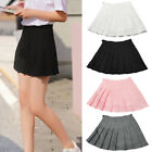 Women's Casual Flared Pleated A-line Mini Skirt Tennis Skirt Costume Solid Color