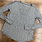 Abercrombie & Fitch Womens Sweater Lightweight Gray Stretch Knit Size XS