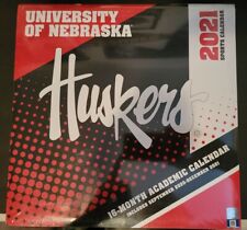 University of Nebraska Cornhuskers 2021 12x12 Team Wall Calendar