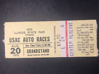 USAC Auto Races 8/20 1978 Illinois State Fair Ticket Stub