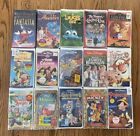 Lot Of 15 Factory Sealed Disney VHS Clamshells Aladdin Little Mermaid Saludos A