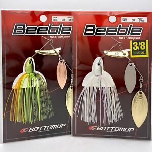 BottomUp Beeble 3/8 oz Double Willow DW Spinnerbait (Choose Colors)
