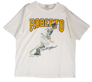 Vintage Pittsburgh Pirates Roberto Clemente T-Shirt Men's Size XL 1992 90s MLB