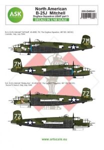 1/48 ASK Decals #D48041 B-25J Mitchell Part 5: Dogface Squadron