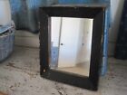 Old Black Paint Small Wood Mirror Primitive New England Country  Find