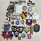 103 Large Lot World War II US Military Patches / Badges / Pictures Collection