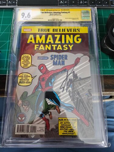 True Believers: Amazing Fantasy #15 CGC 9.6 Signed By Stan Lee